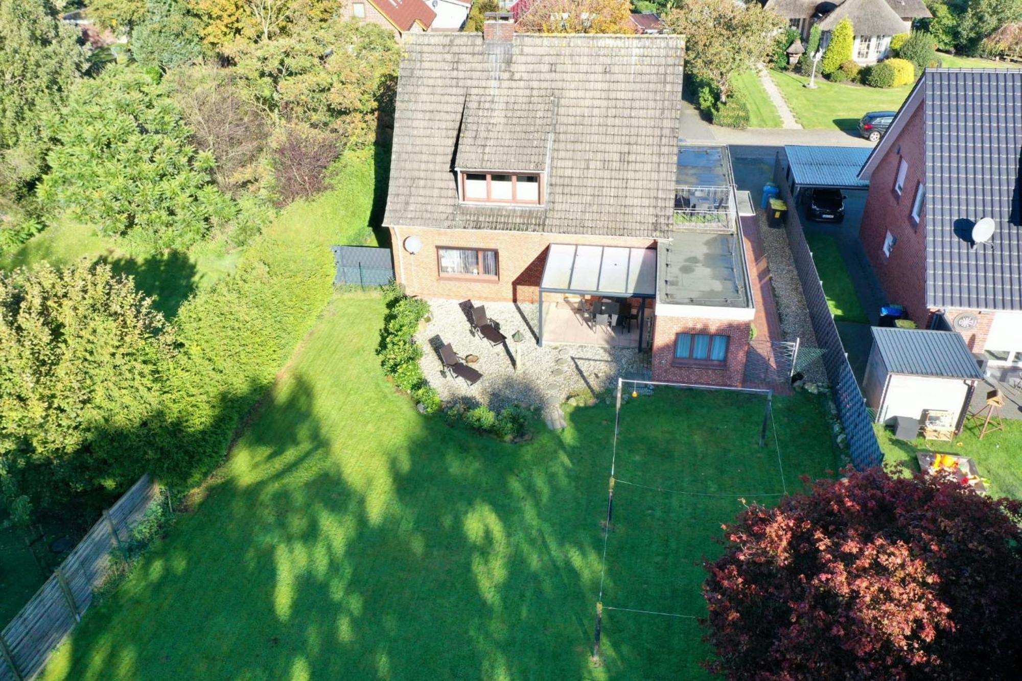 Ferienwohnung Im Erdgeschoss Mit Eingezaeunten Garten Und Terrasse Aurich Exteriér fotografie